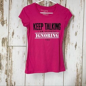 Wound Up, Graphic Junior T-Shirt. Size Small. In excellent condition!